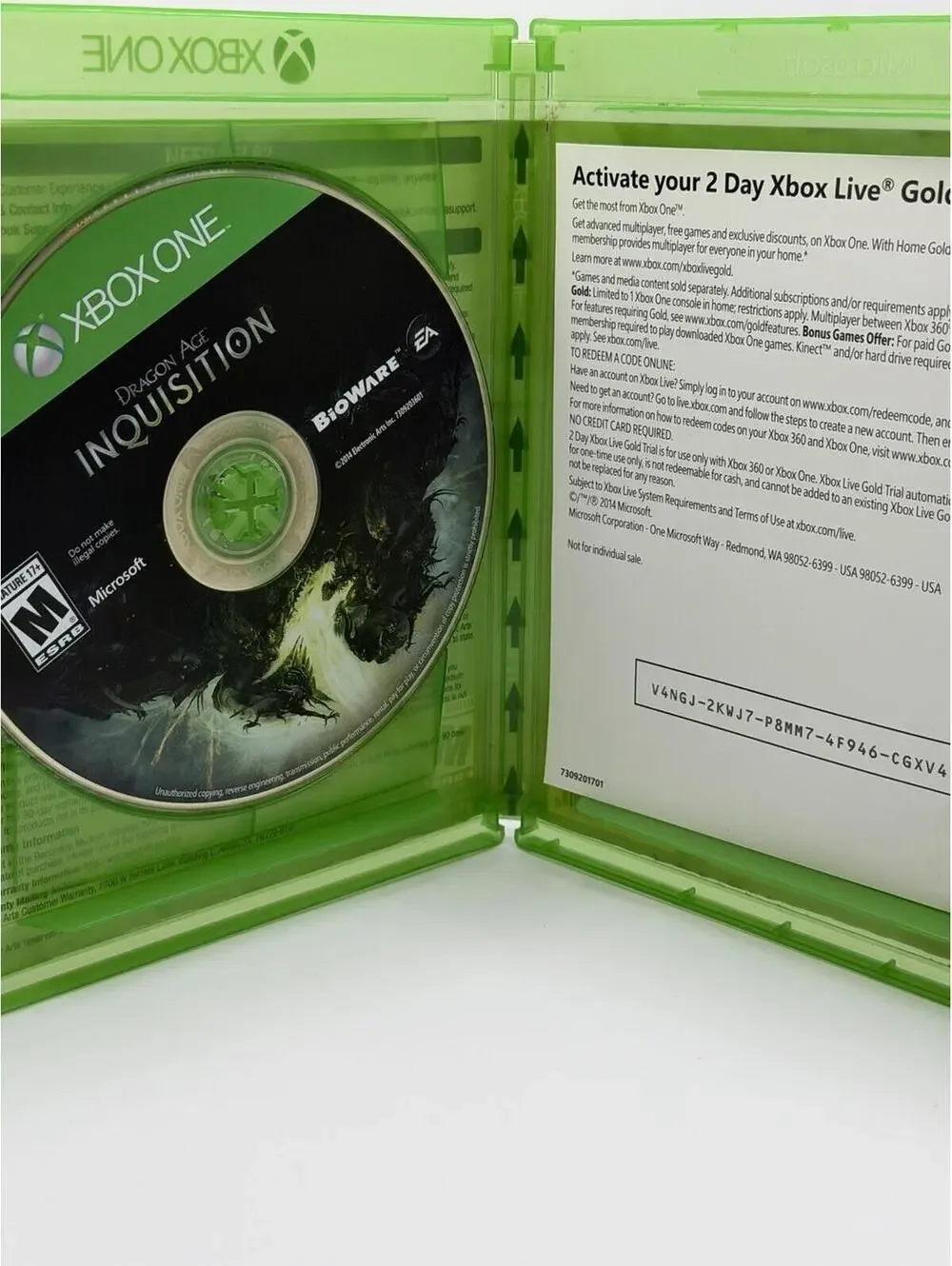 Dragon Age Inquisition Xbox One Complete Tested Working BioWare EA - Picture 3 of 4